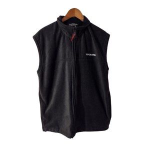 Men's Medium Winchester Rugged Sportsman Outdoors Black Hunting Zip Up Fleece Ve